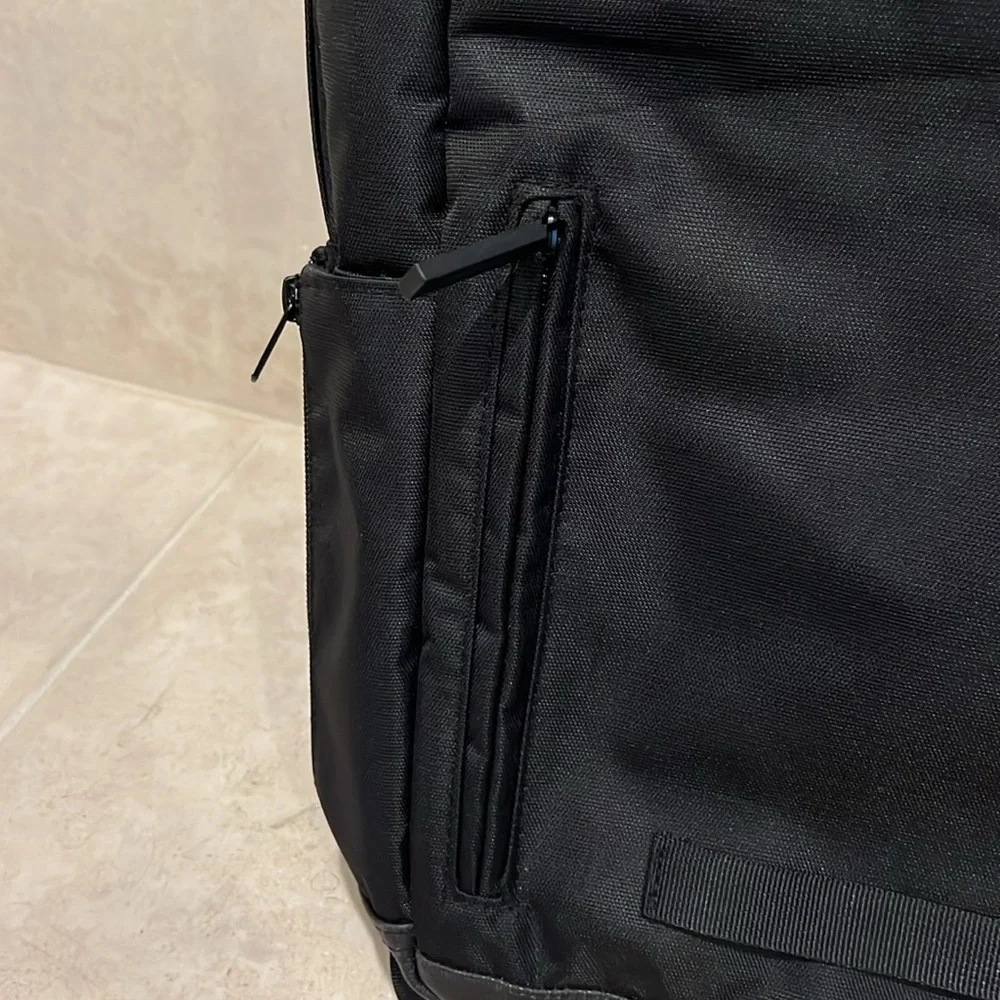 OrigAudio Barrow Laptop Backpack Black Travel Work Bag NWT